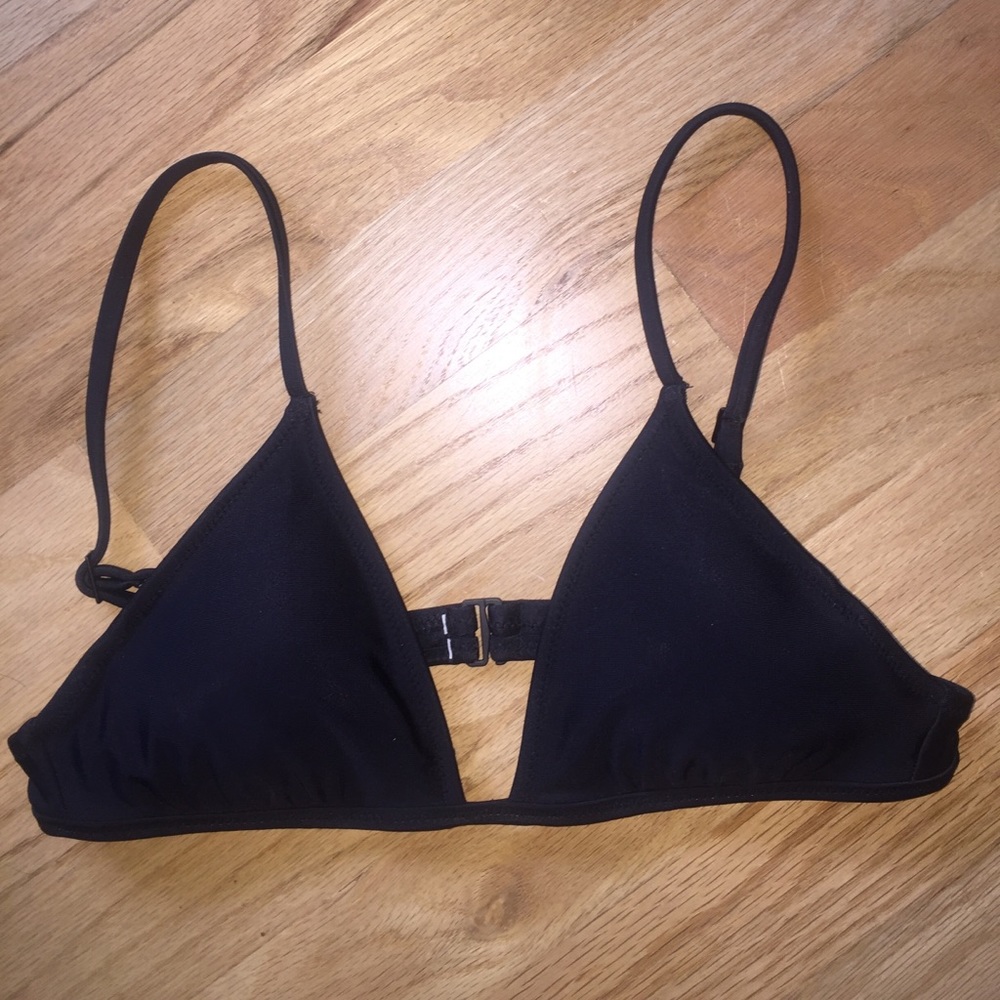 Aerie black bikini top
